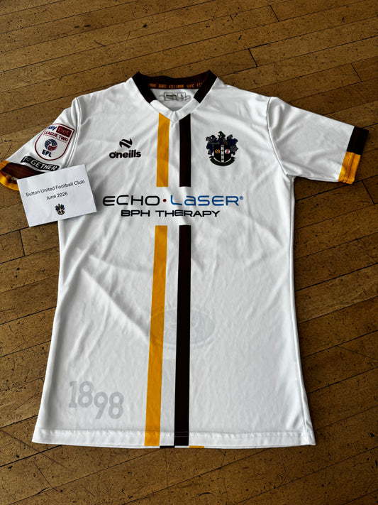 Dominic Gape White Away Shirt 2023-2024