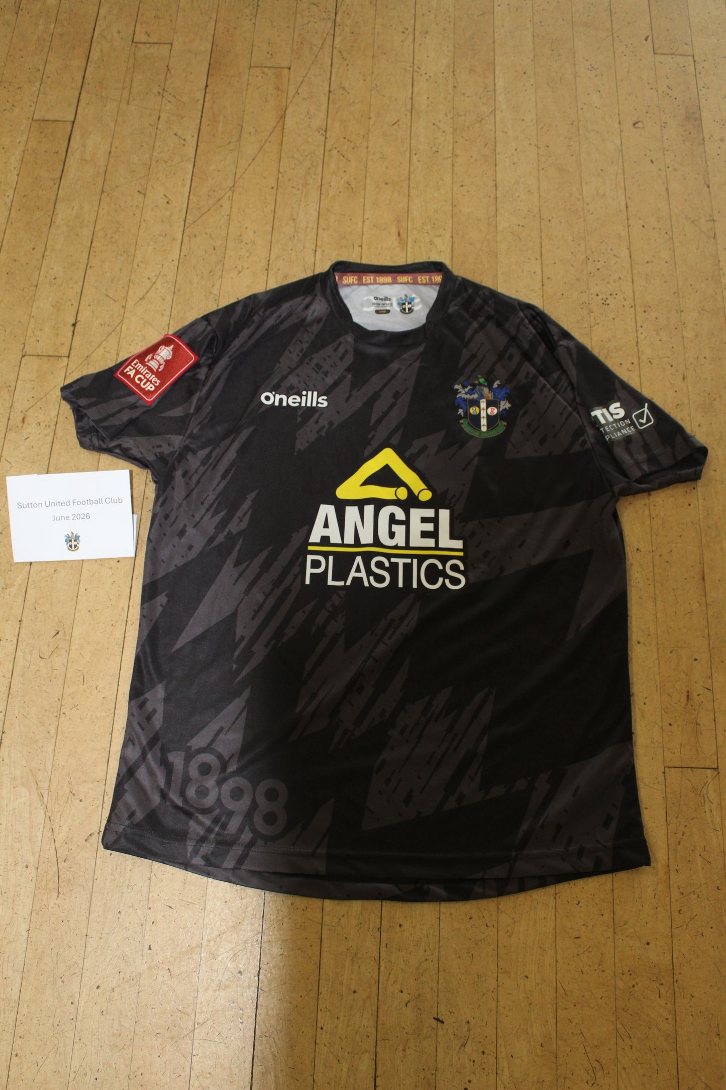 Lewis Ward Black GK Shirt 2022-2023, FA Cup