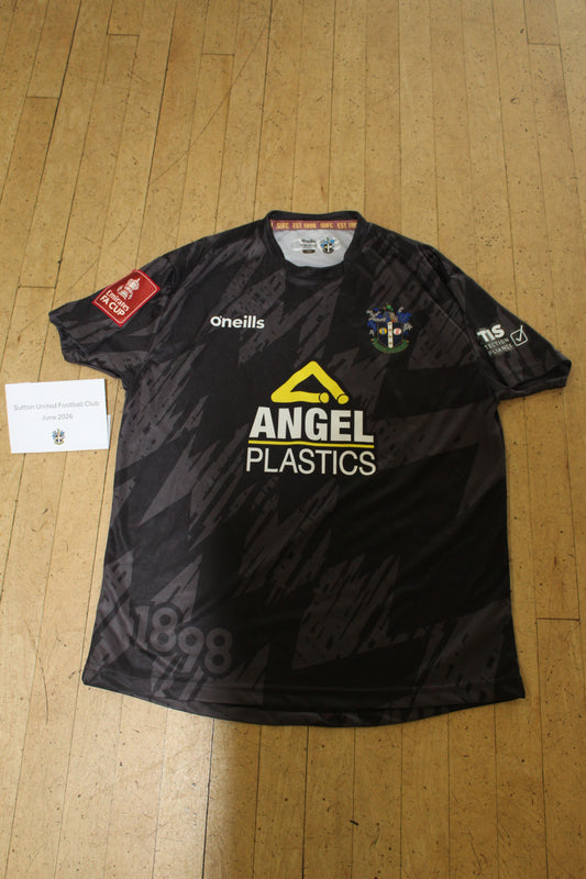 Lewis Ward Black GK Shirt 2022-2023, FA Cup