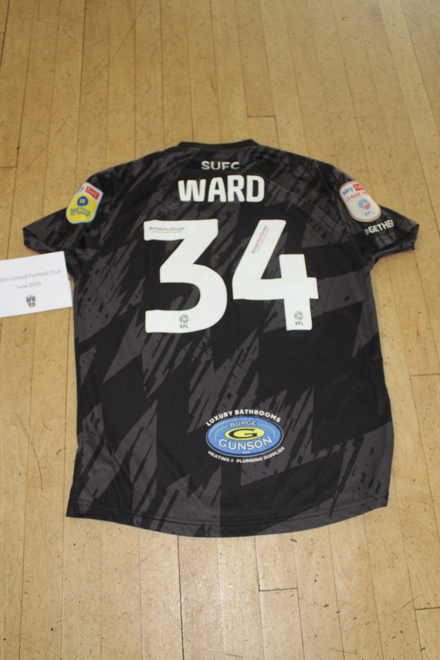 Lewis Ward Black GK Shirt 2022-2023