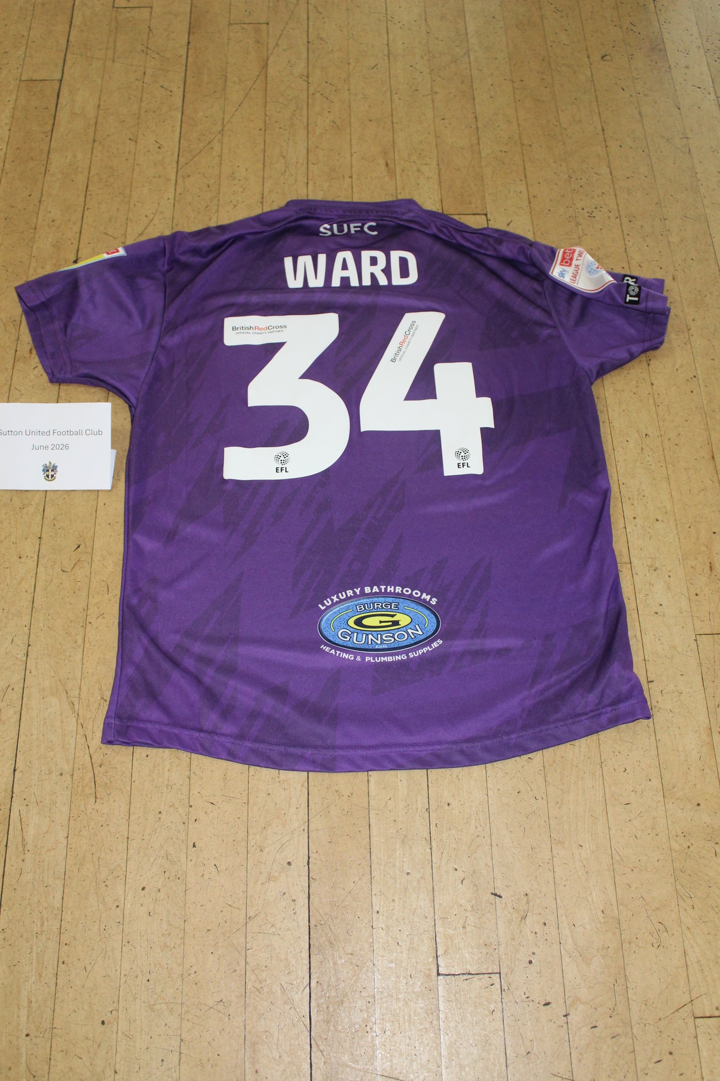 Lewis Ward Purple GK Shirt 2022-2023