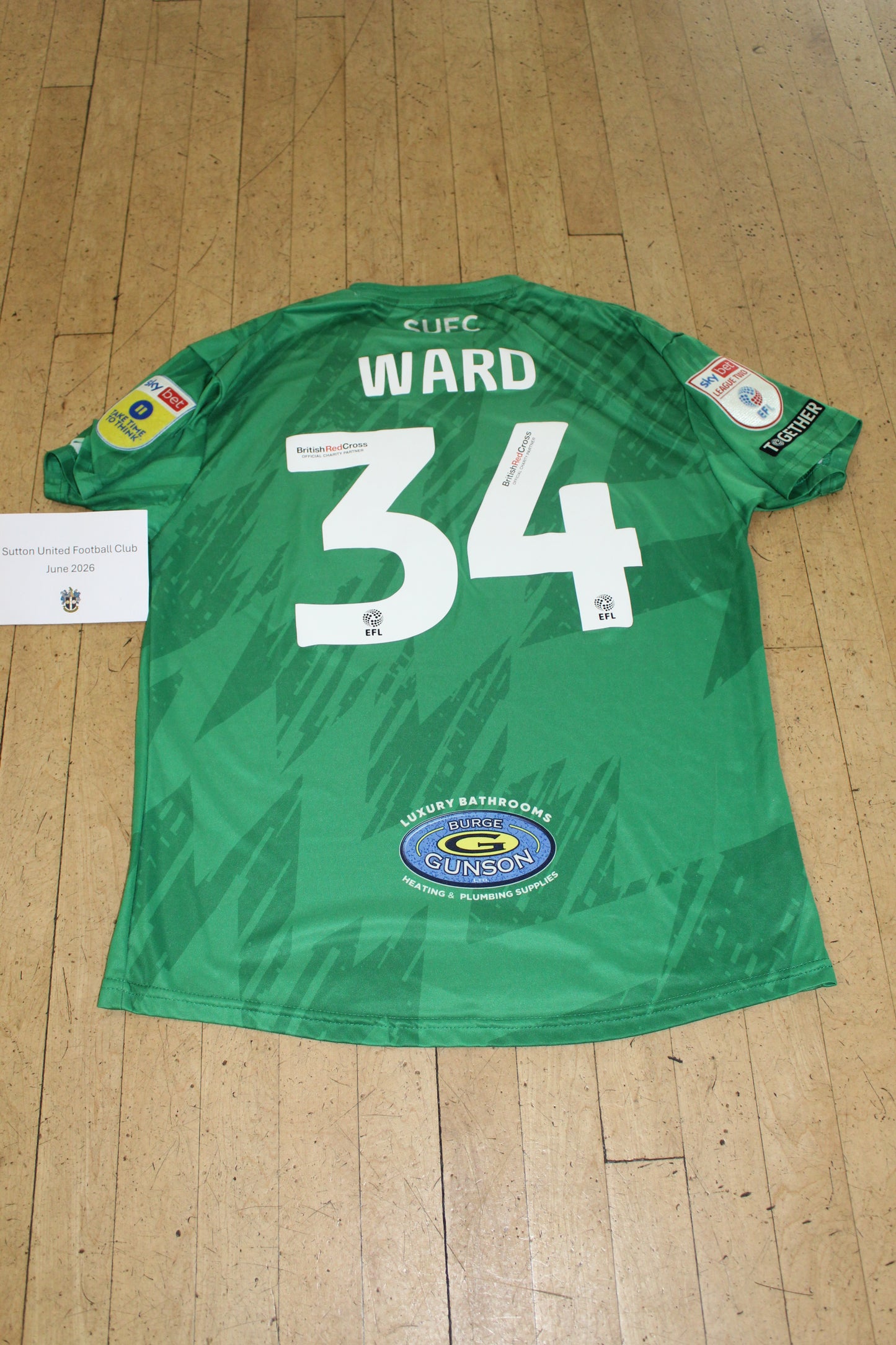 Lewis Ward Green GK Shirt 2022-2023