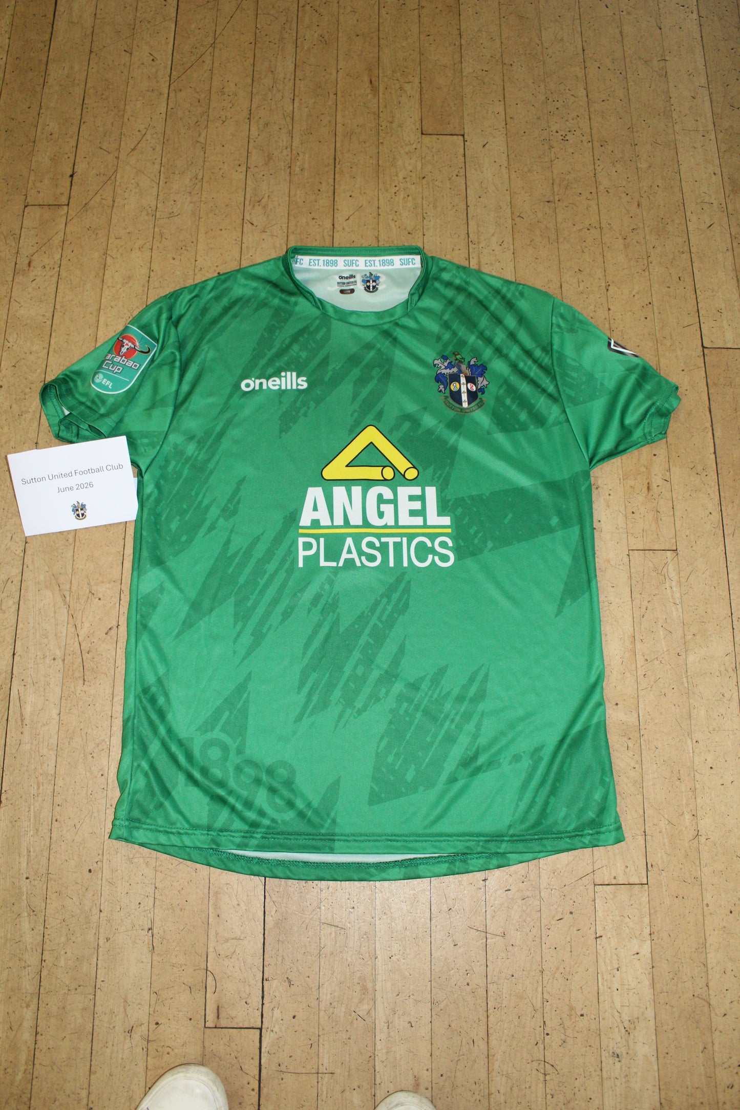 Jack Rose Green GK Shirt 2022-2023, Carabao Cup