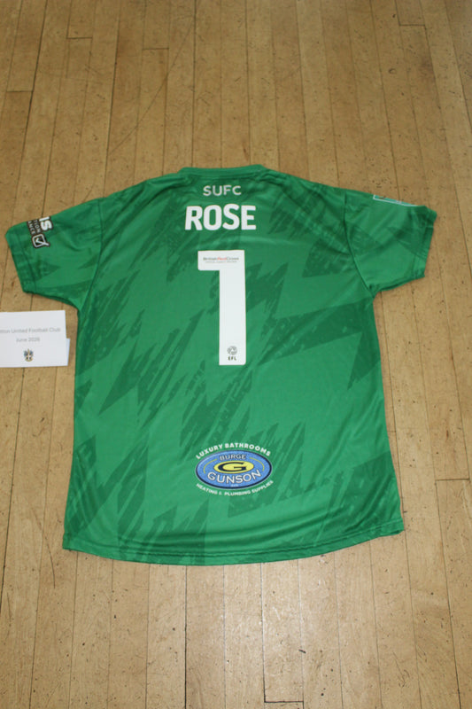 Jack Rose Green GK Shirt 2022-2023, Carabao Cup