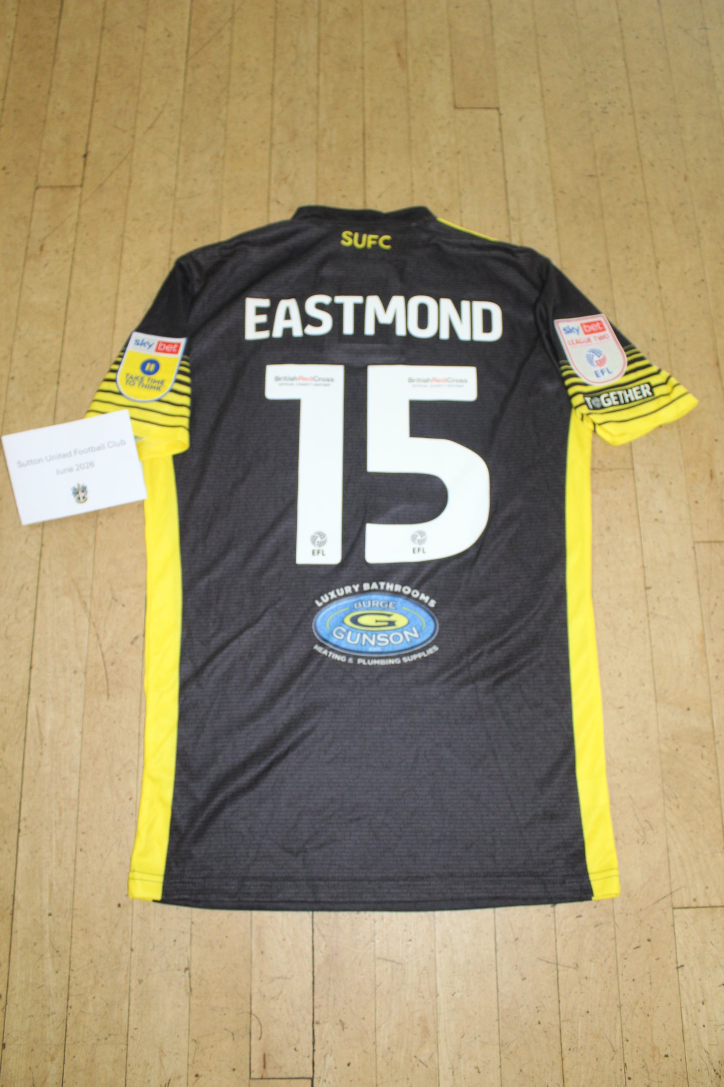 Craig Eastmond Black Away Shirt 2022-2023