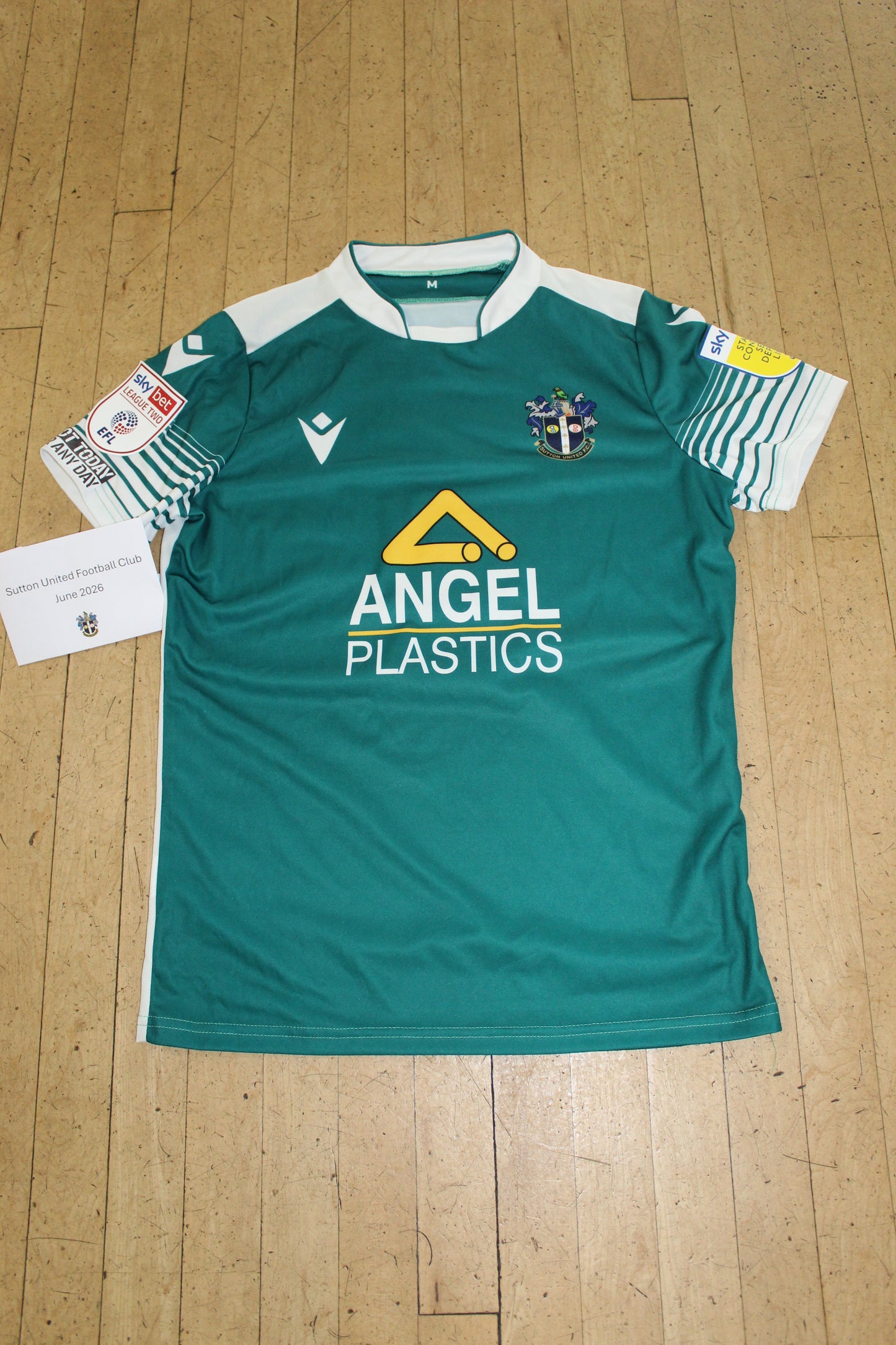 Jon Barden Green Away Shirt - 2021-2022