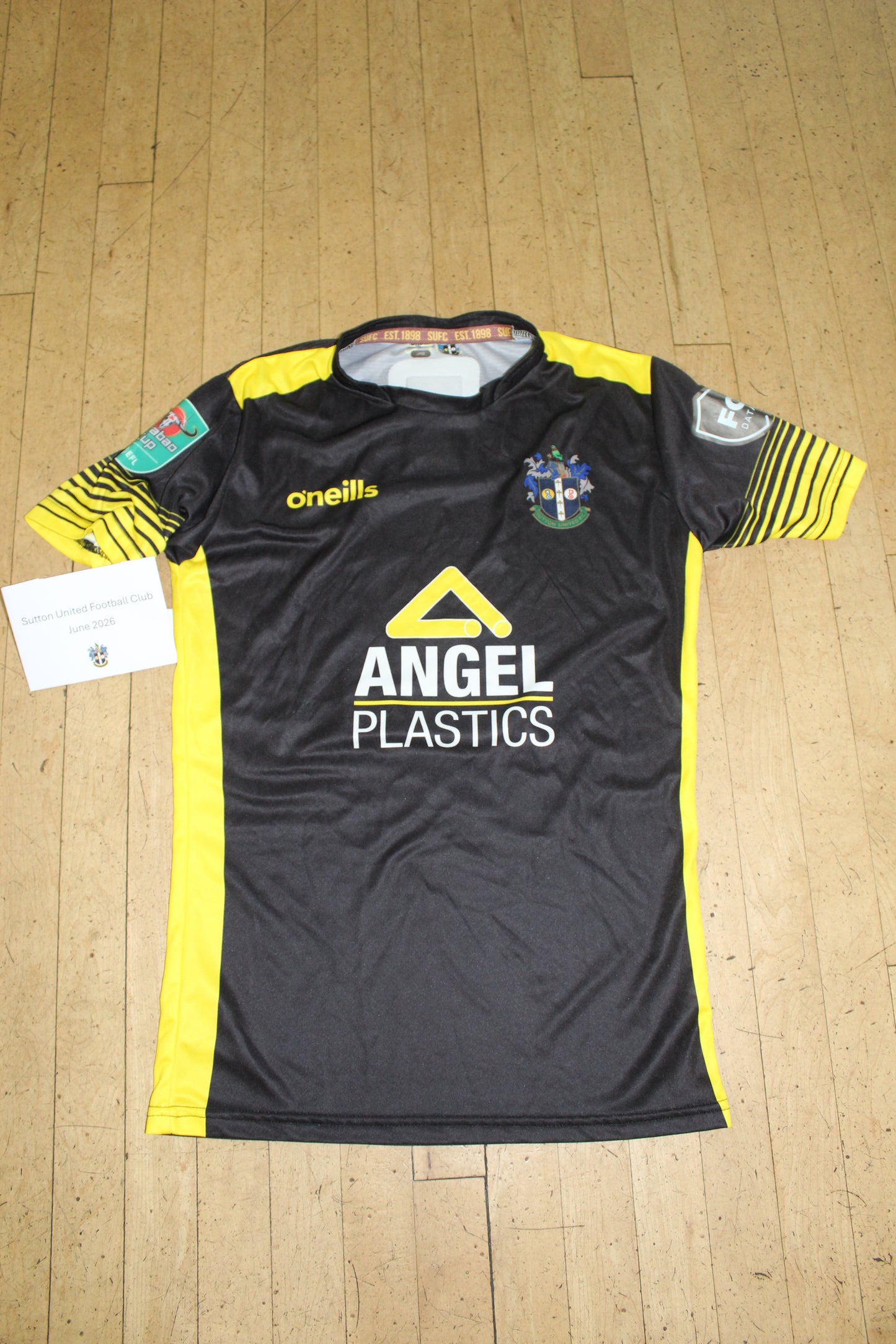Jon Barden Black Away Shirt - 2022-2023