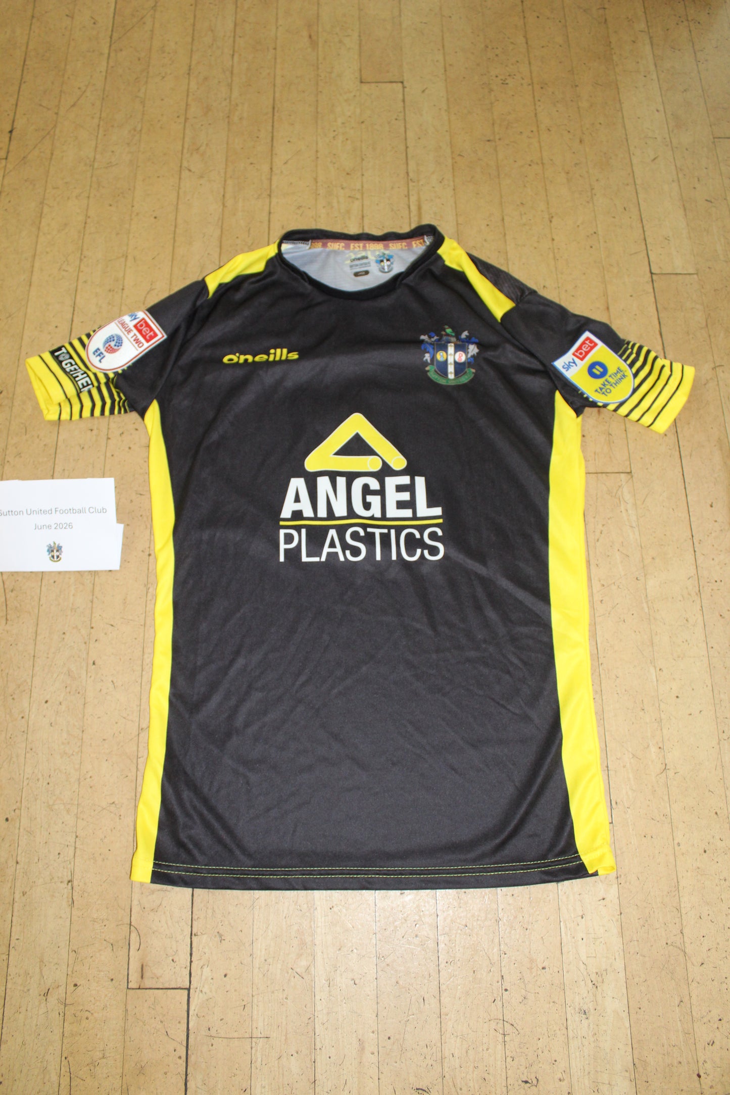 Jon Barden Black Away Shirt - 2022-2023