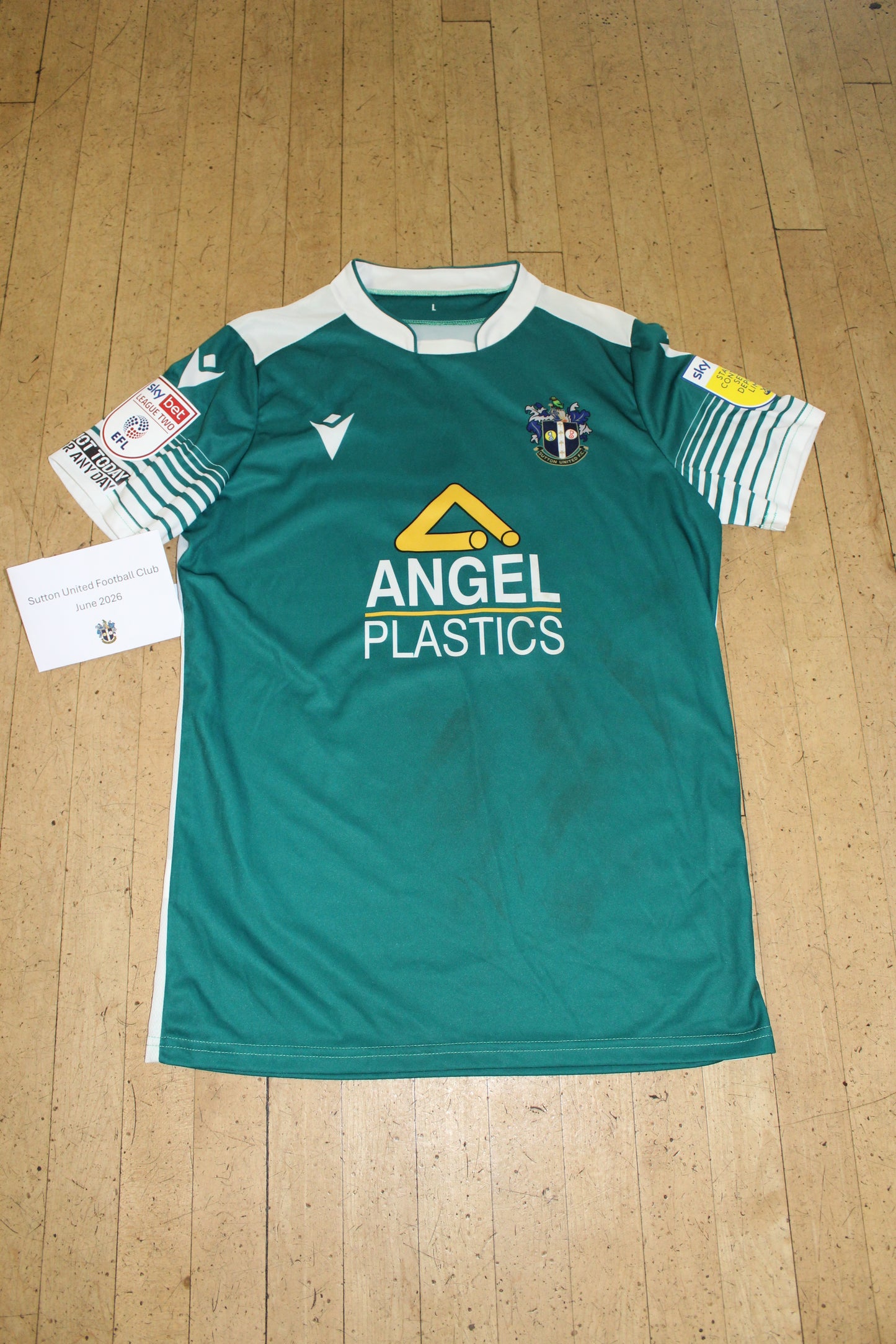 Tobi Sho-Silva Green Away Shirt 2021-2022