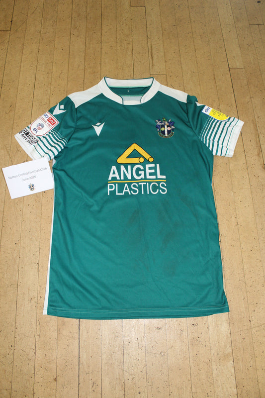 Tobi Sho-Silva Green Away Shirt 2021-2022