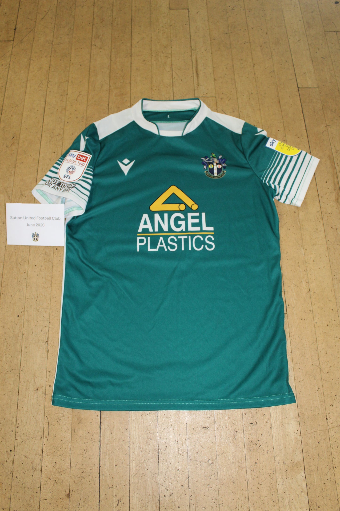 Kenny Davis Green Away Shirt 2021-2022