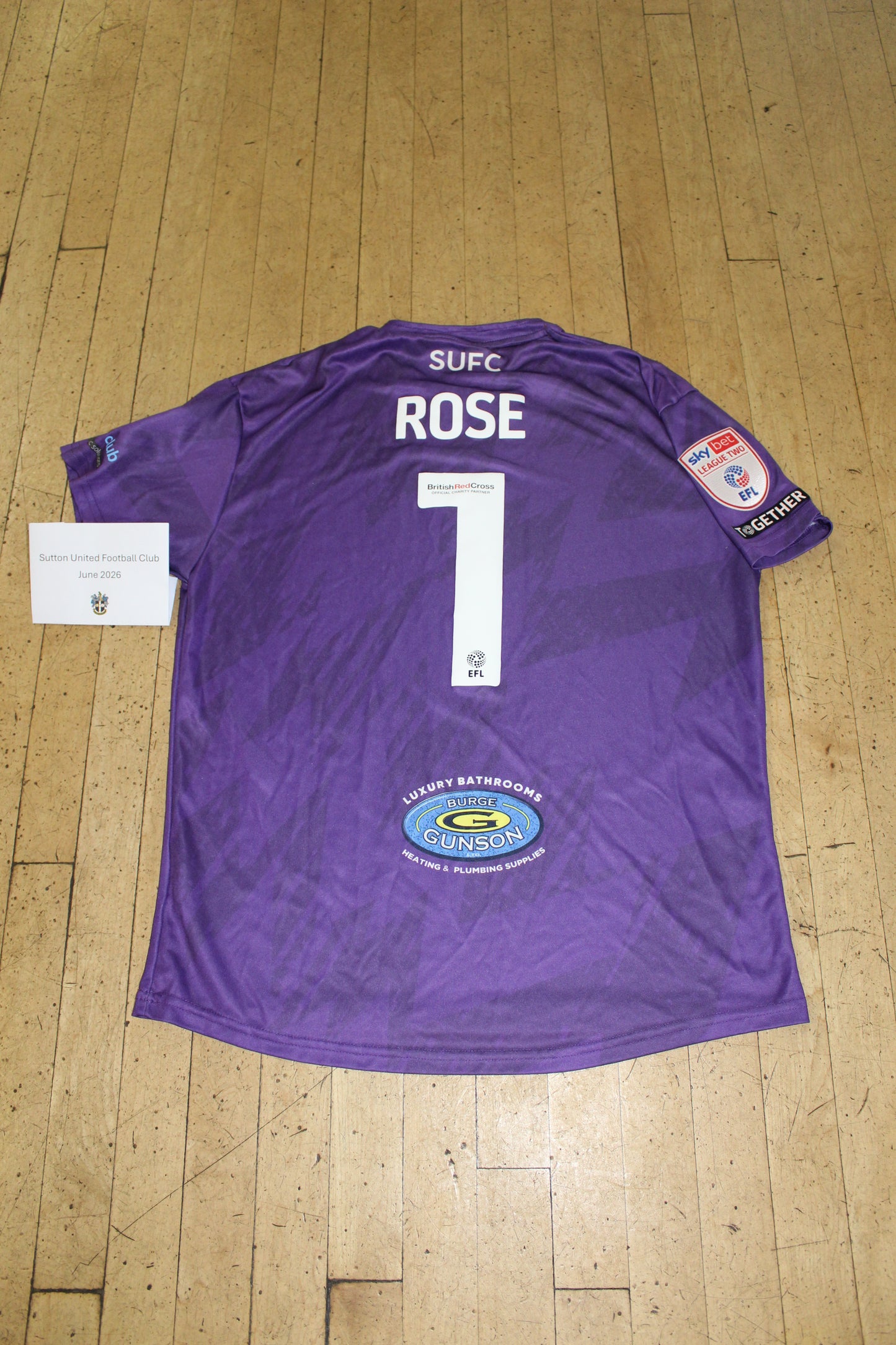 Jack Rose Purple GK Shirt 2023-2024