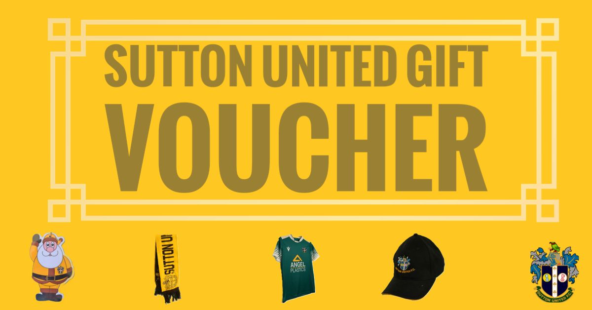 Sutton United Online Store Gift Card