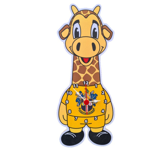 Jenny the Giraffe Wooden Clock