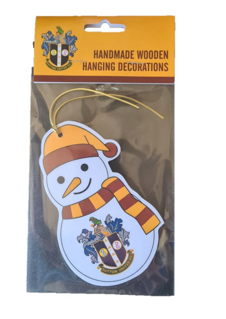 Wooden Hanging Christmas Tree Decoration